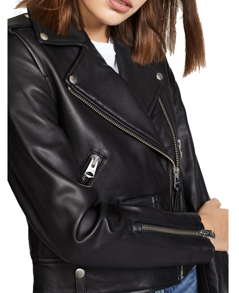 Teen Wolf Meagan Tandy Motorcycle Leather Jacket Teen Wolf Meagan Tandy Motorcycle Leather Jacket - Image 4