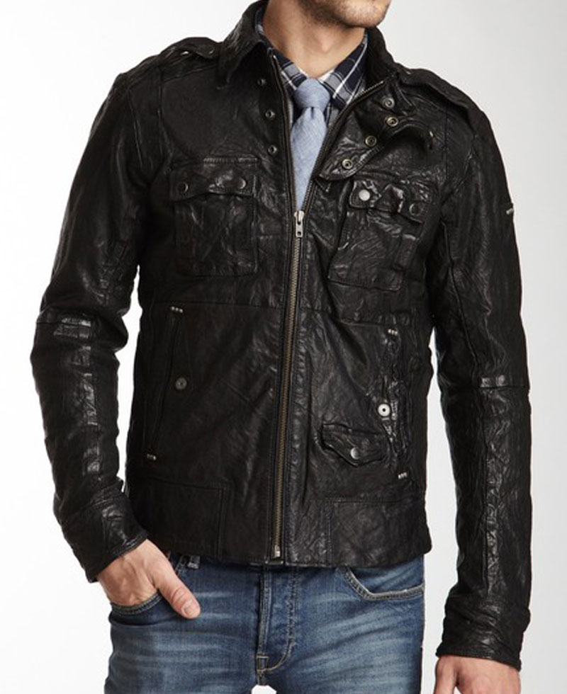 Teen Wolf Tyler Hoechlin Black Leather Jacket Teen Wolf Tyler Hoechlin Black Leather Jacket - Image 3