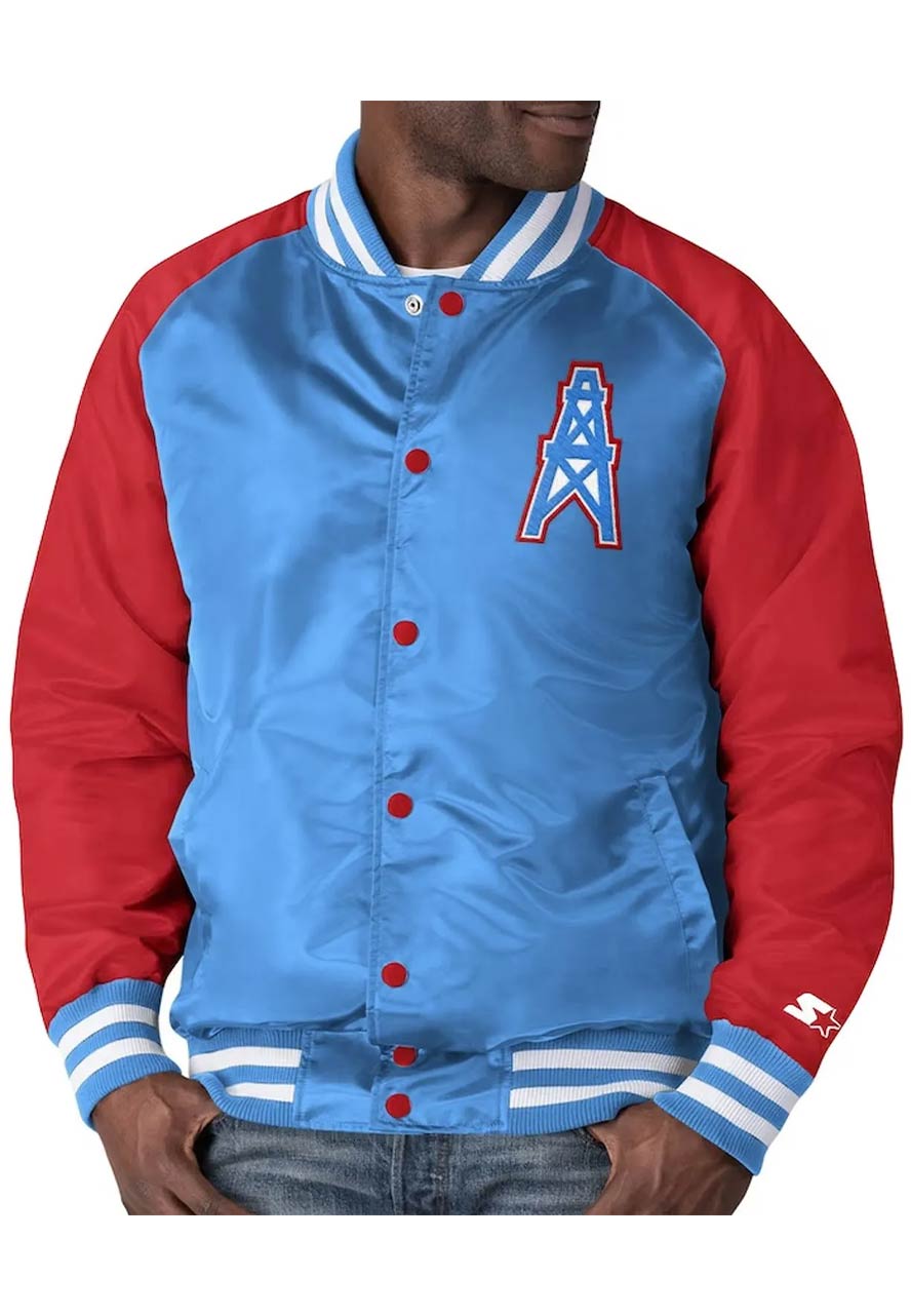Tennessee Titans Lead Off Varsity Jacket Tennessee Titans Lead Off Varsity Jacket - Image 3
