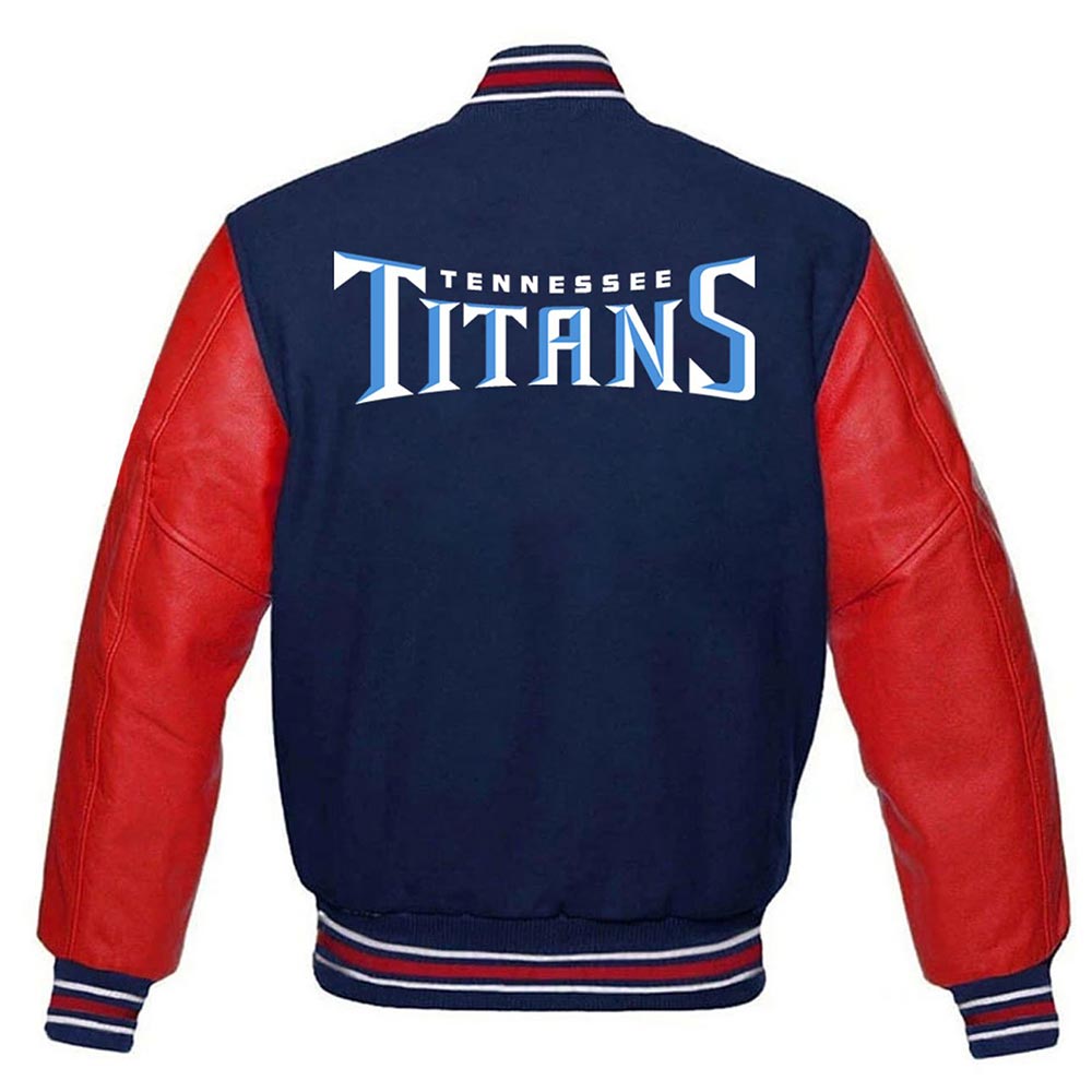 Tennessee Titans Varsity Jacket Tennessee Titans Varsity Jacket - Image 2