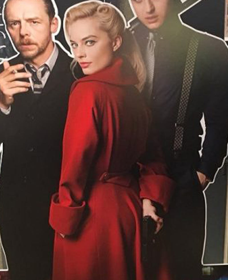 Terminal Margot Robbie Red Coat Terminal Margot Robbie Red Coat - Image 2