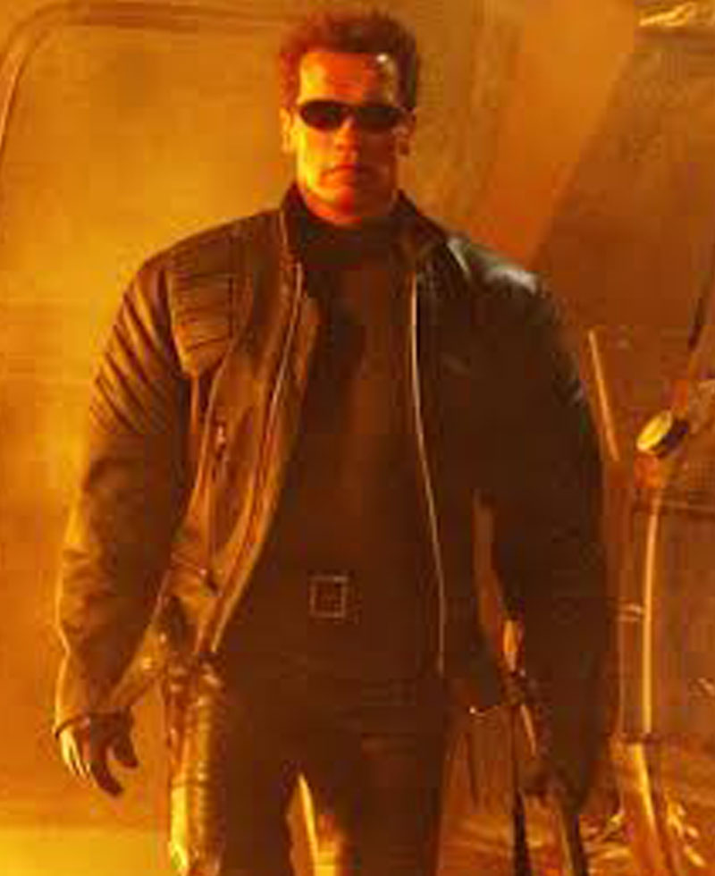 Terminator 3 Rise of the Machines Leather Jacket Terminator 3 Rise of the Machines Leather Jacket - Image 4