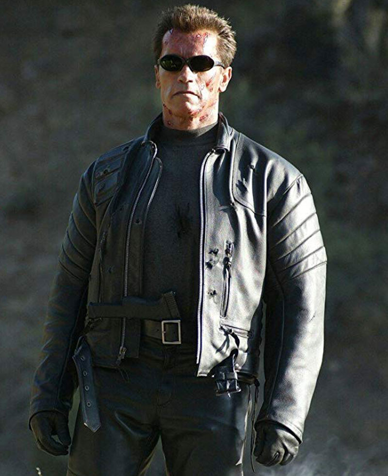 Terminator 3 Rise of the Machines Leather Jacket Terminator 3 Rise of the Machines Leather Jacket - Image 7