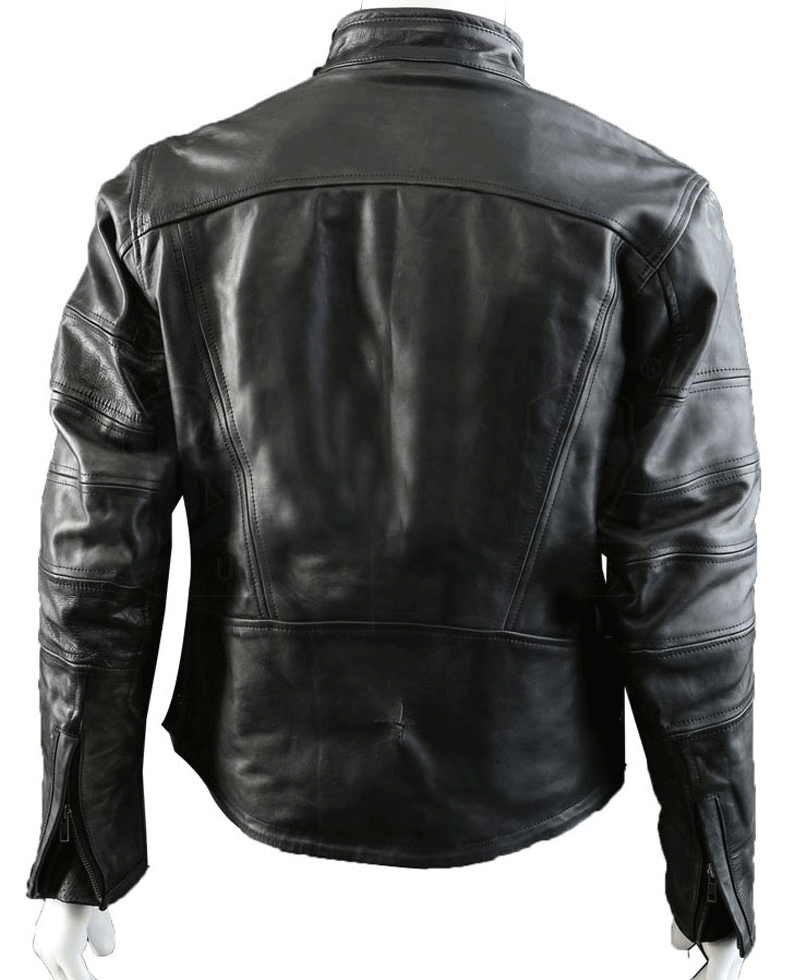 Terminator Genisys Jason Clarke Black Leather Jacket Terminator Genisys Jason Clarke Black Leather Jacket - Image 5