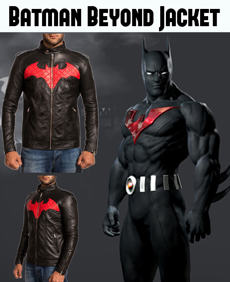 Batman Beyond Terry Mcginnis Leather Jacket batman beyond jacket costume