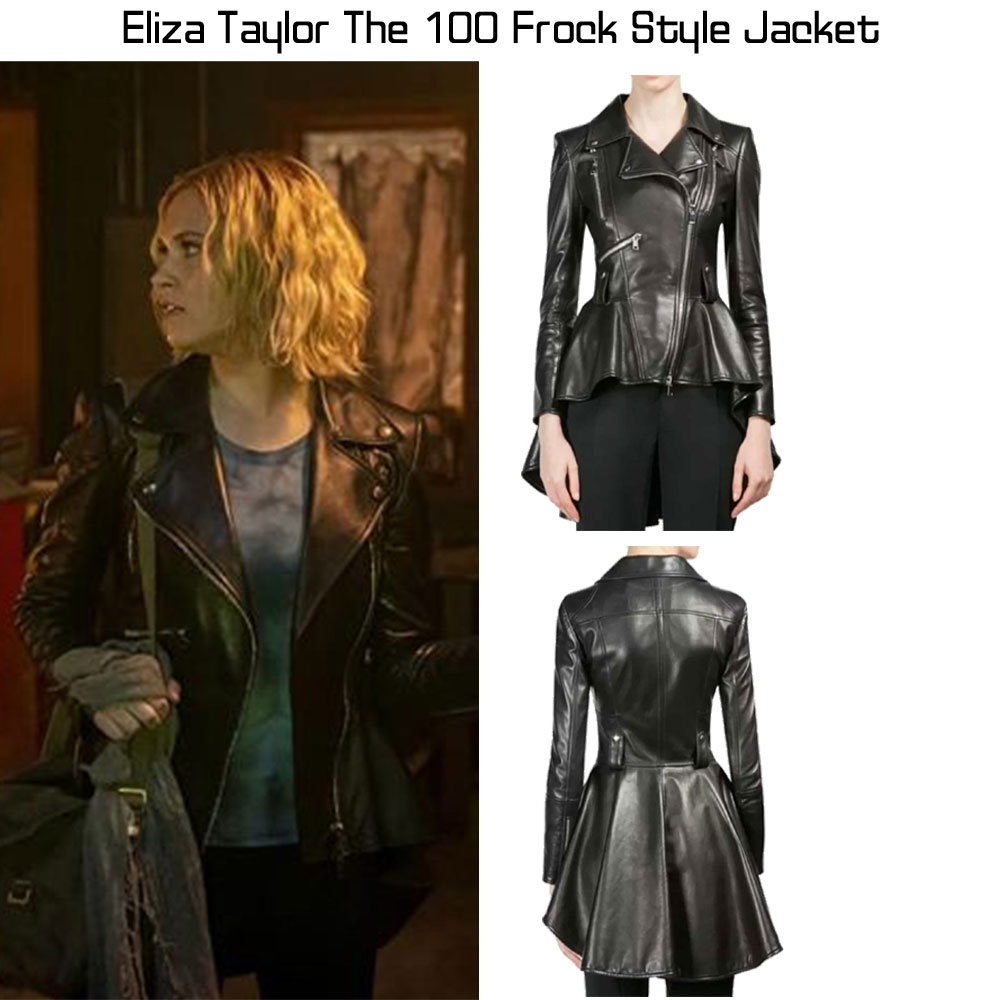 Eliza Taylor The 100 Frock Style Jacket Eliza Taylor The 100 Frock Style Jacket - Image 4
