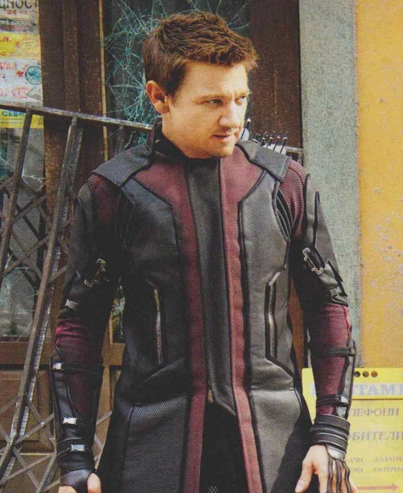 Hawkeye Avengers Age of Ultron Jeremy Renner Coat Hawkeye Avengers Age of Ultron Jeremy Renner Coat - Image 4