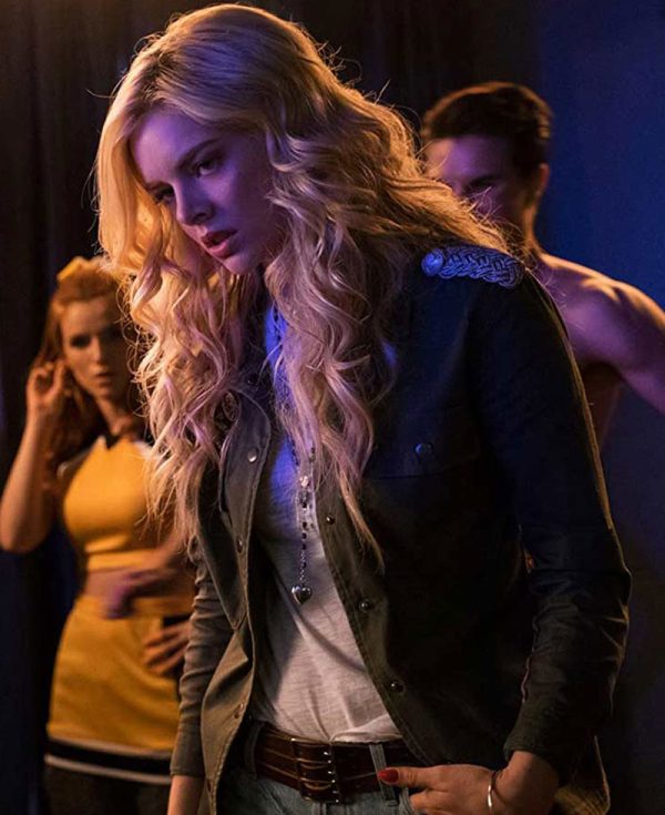 Samara Weaving The Babysitter Black Jacket