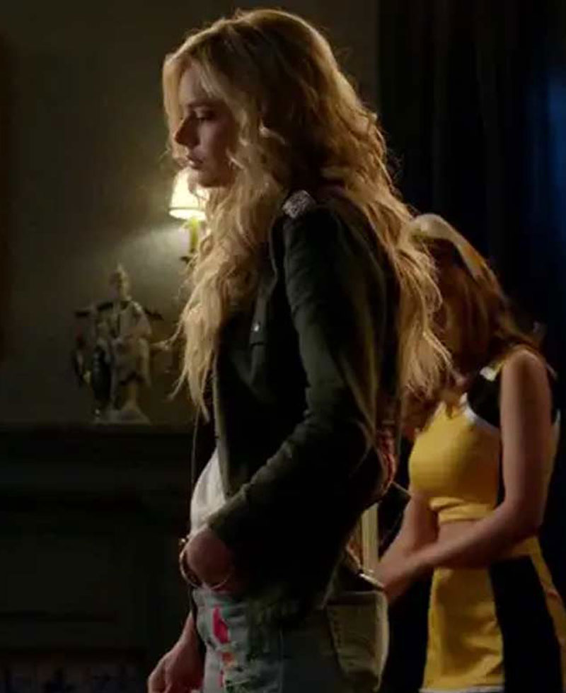 Samara Weaving The Babysitter Black Jacket Samara Weaving The Babysitter Black Jacket - Image 2