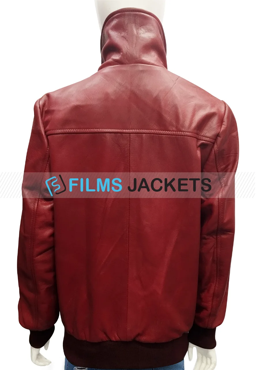 The Big Bang Theory Kaley Cuoco Burgundy Leather Jacket The Big Bang Theory Kaley Cuoco Burgundy Leather Jacket - Image 9