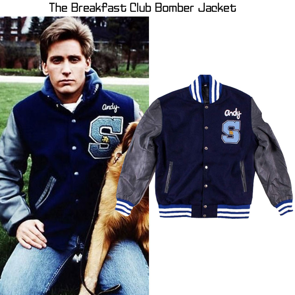 Emilio Estevez The Breakfast Club Bomber Jacket Emilio Estevez The Breakfast Club Bomber Jacket - Image 3