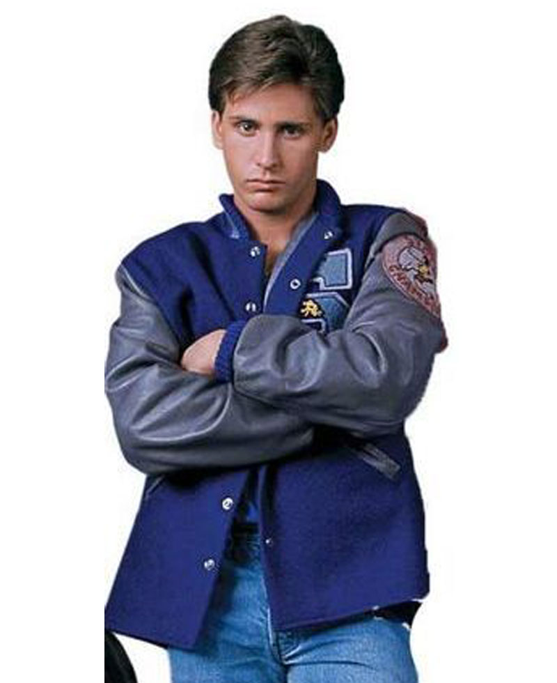 Emilio Estevez The Breakfast Club Bomber Jacket Emilio Estevez The Breakfast Club Bomber Jacket - Image 2