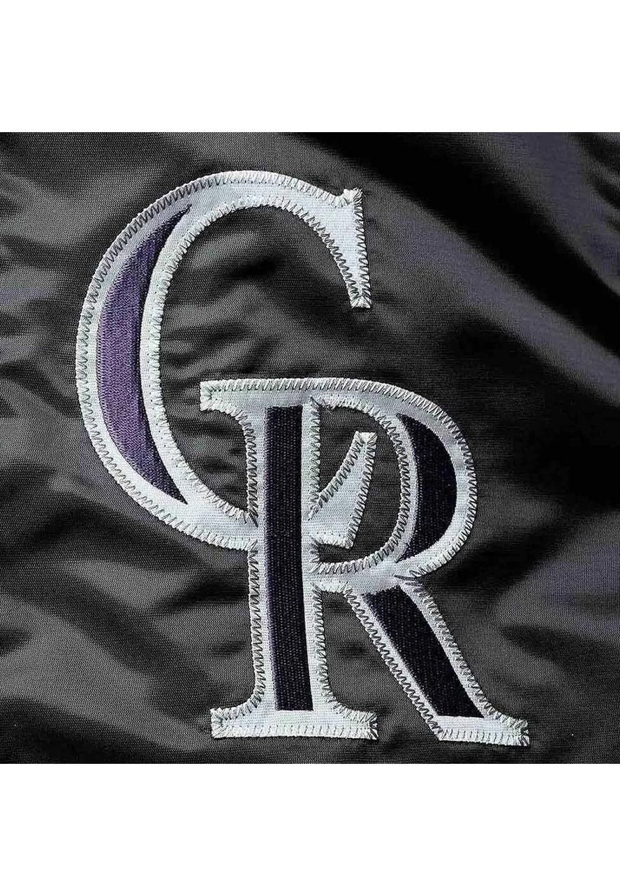 The Captain II Colorado Rockies Black Varsity Jacket The Captain II Colorado Rockies Black Varsity Jacket - Image 3