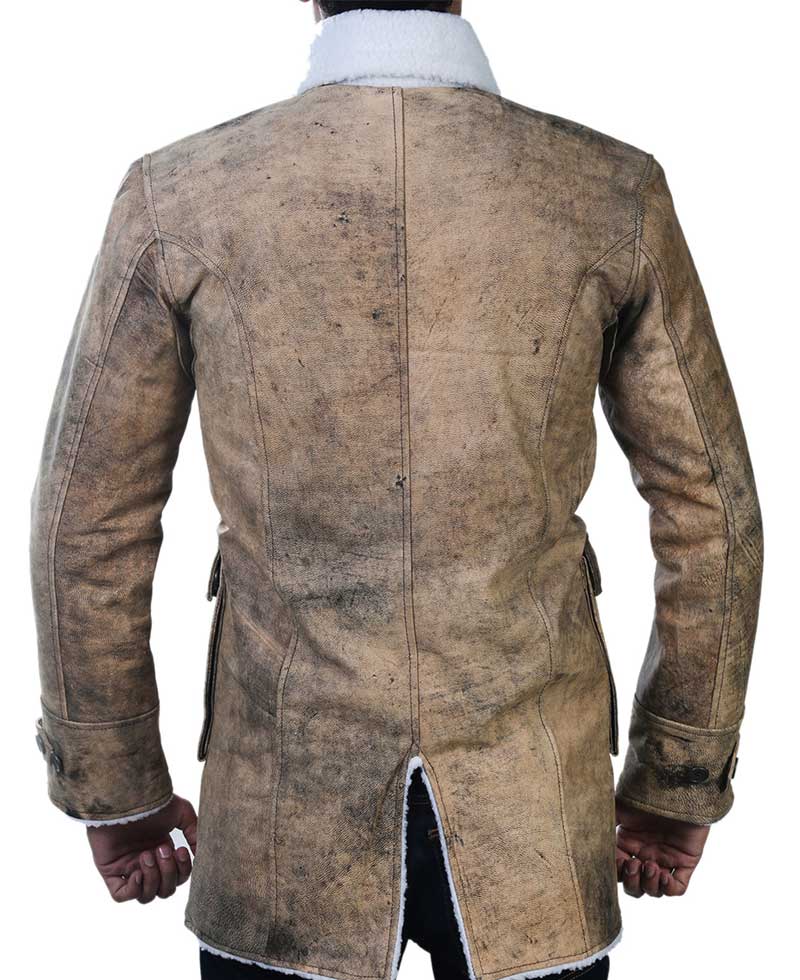 The Dark Knight Rises Bane Shearling Coat bane dark knight rises coat