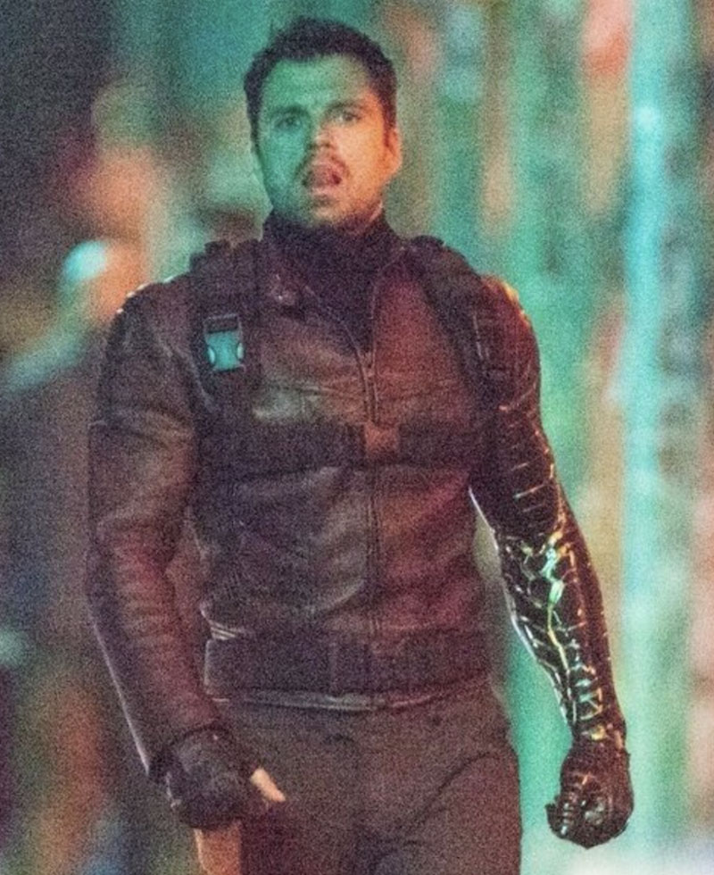 The Falcon and The Winter Soldier Sebastian Stan Brown Jacket The Falcon and The Winter Soldier Sebastian Stan Brown Jacket - Image 5