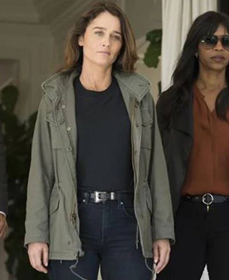 The Fix Robin Tunney Green Jacket The Fix Robin Tunney Green Jacket - Image 2