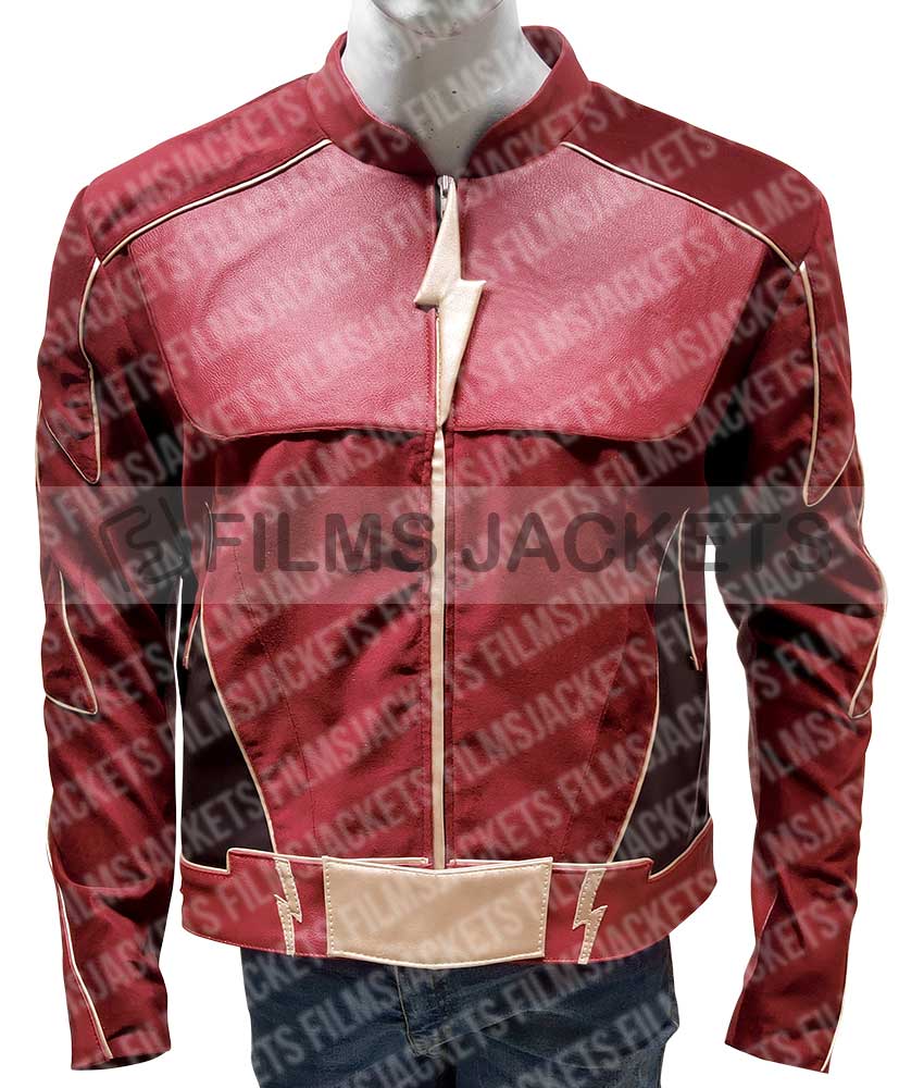John Wesley Shipp The Flash Jay Garrick Leather Jacket John Wesley Shipp The Flash Jay Garrick Leather Jacket - Image 6