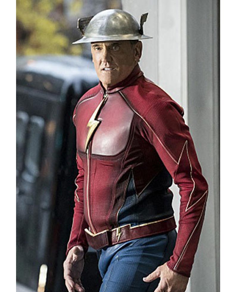 John Wesley Shipp The Flash Jay Garrick Leather Jacket John Wesley Shipp The Flash Jay Garrick Leather Jacket - Image 2