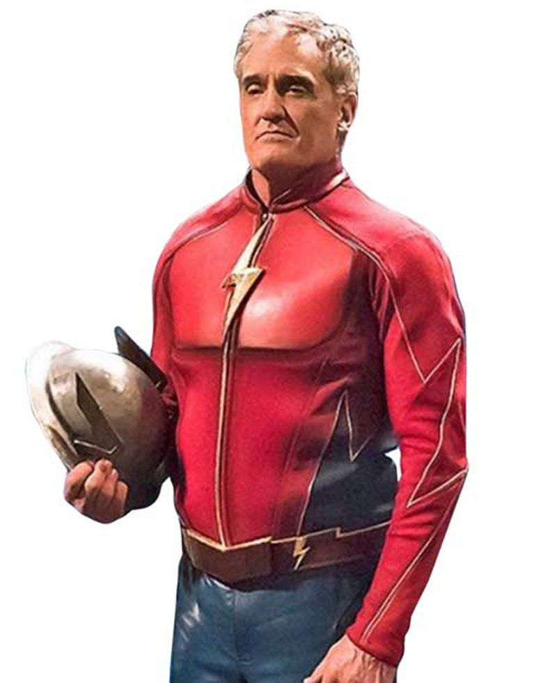 John Wesley Shipp The Flash Jay Garrick Leather Jacket John Wesley Shipp The Flash Jay Garrick Leather Jacket - Image 5