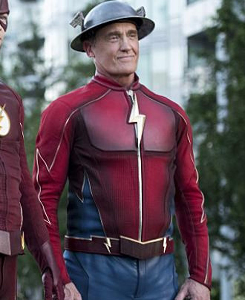 John Wesley Shipp The Flash Jay Garrick Leather Jacket John Wesley Shipp The Flash Jay Garrick Leather Jacket - Image 3