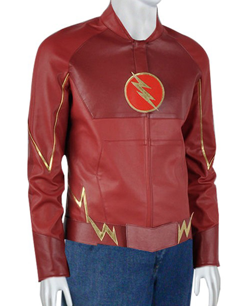 The Flash Leather Jacket The Flash Leather Jacket - Image 3