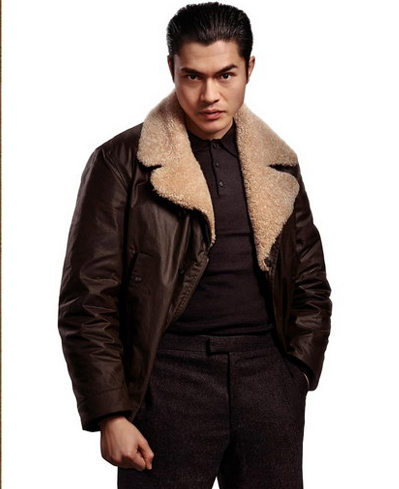 The Gentlemen Henry Golding Brown Jacket