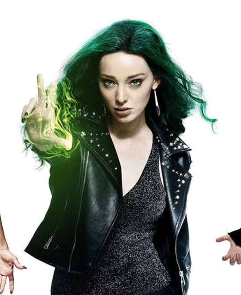 The Gifted S02 Emma Dumont Leather Jacket The Gifted S02 Emma Dumont Leather Jacket - Image 2