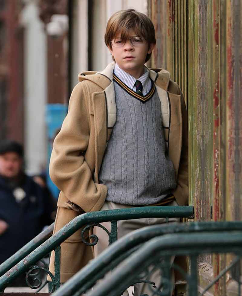 The Goldfinch Oakes Fegley Beige Coat The Goldfinch Oakes Fegley Beige Coat - Image 3