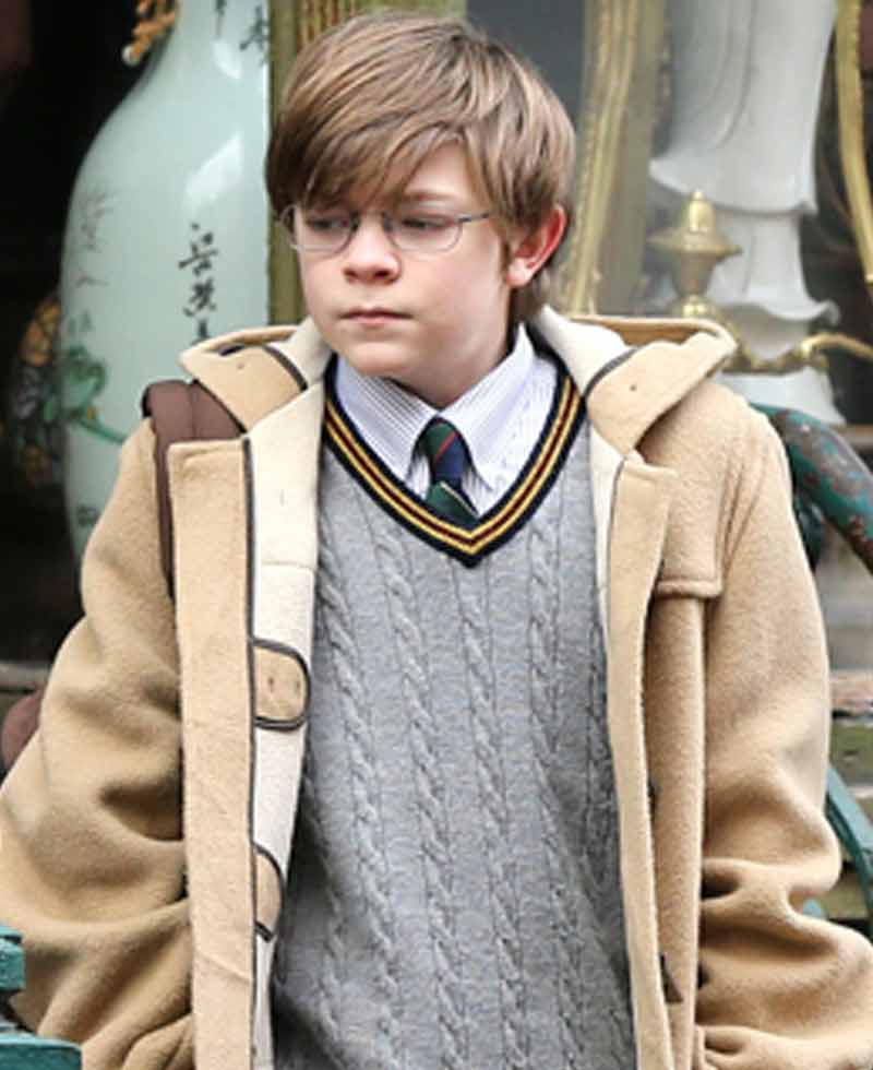 The Goldfinch Oakes Fegley Beige Coat