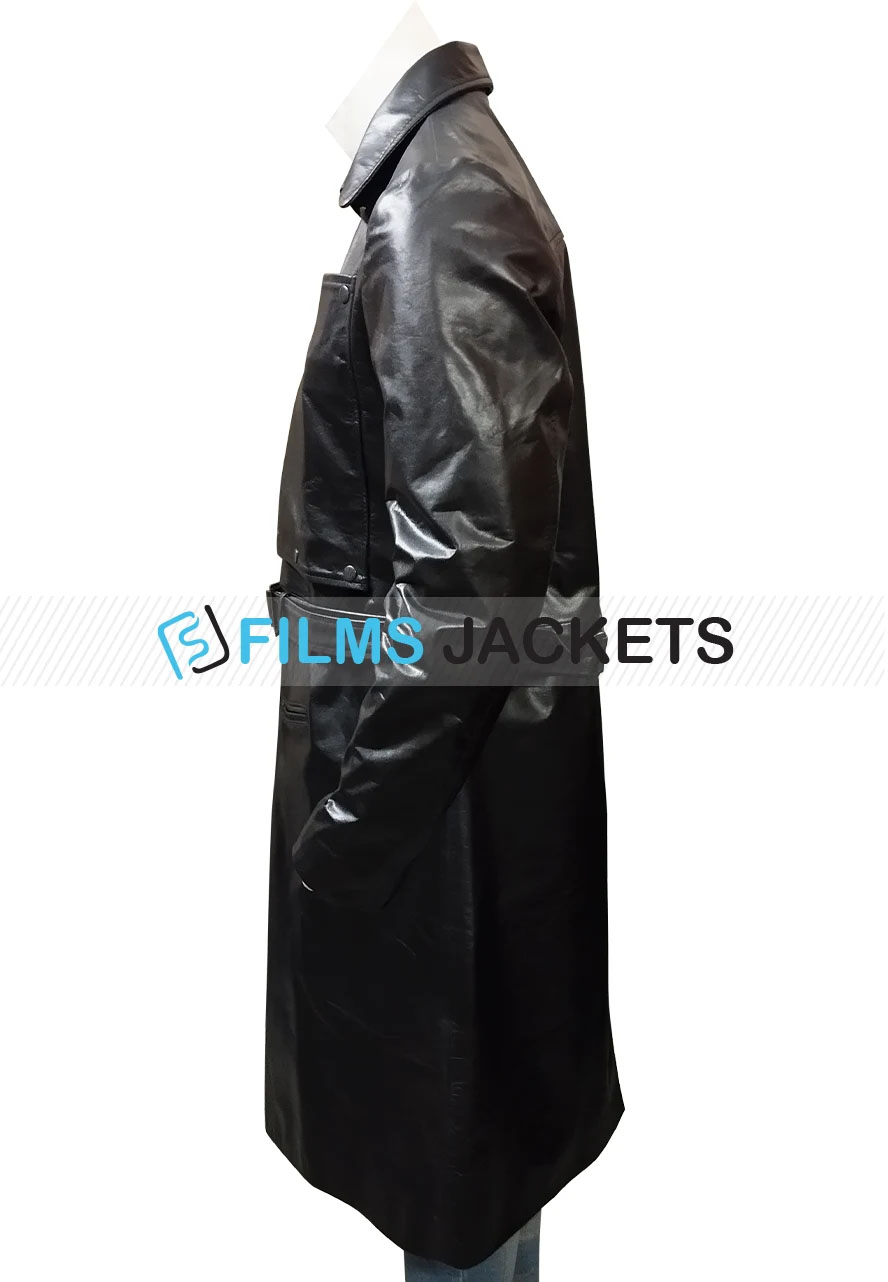 The Grand Budapest Hotel Willem Dafoe Leather Coat prada willem dafoe jacket