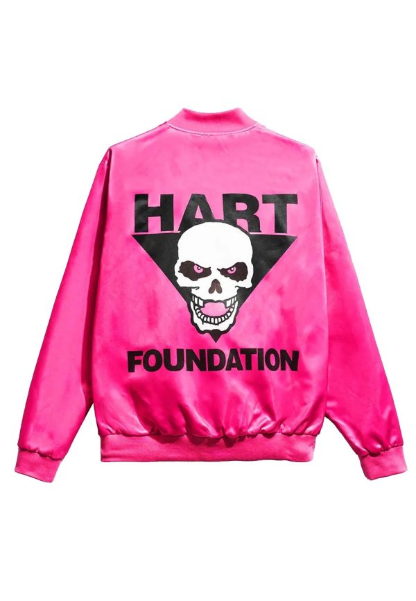 The Hart Foundation Bret Hart Pink Jacket