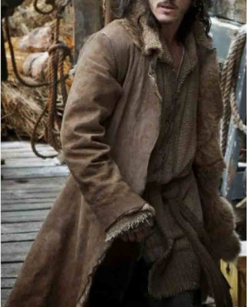 The Hobbit The Battle of the Five Armies Shearling Coat The Hobbit The Battle of the Five Armies Shearling Coat - Image 6