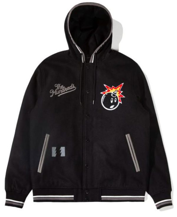 The Hundreds Black Wool Hoodie