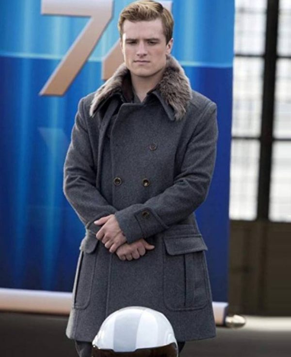The Hunger Games Catching Fire Josh Hutcherson Wool Coat