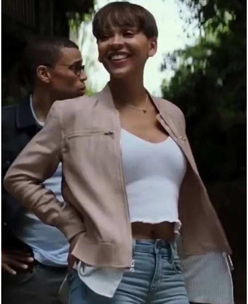 The Intruder Meagan Good Satin Jacket The Intruder Meagan Good Satin Jacket - Image 2