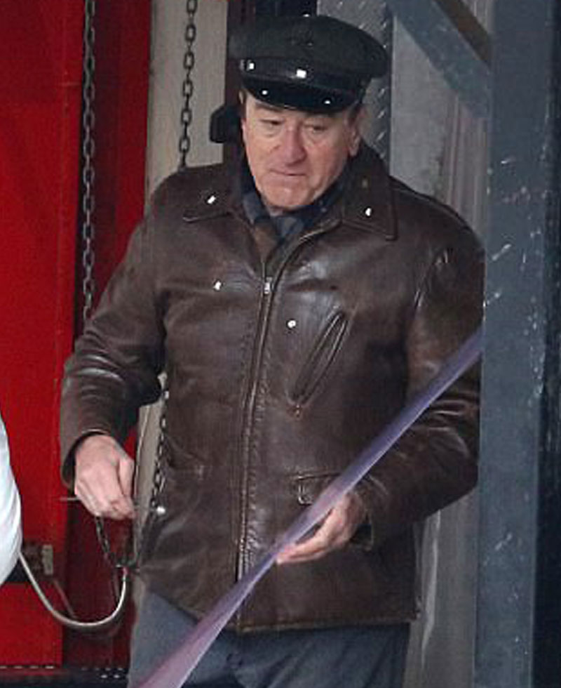 The Irishman Robert De Niro Brown Leather Jacket The Irishman Robert De Niro Brown Leather Jacket - Image 6