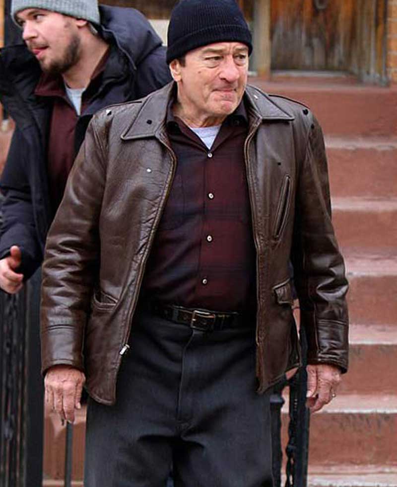 The Irishman Robert De Niro Brown Leather Jacket The Irishman Robert De Niro Brown Leather Jacket