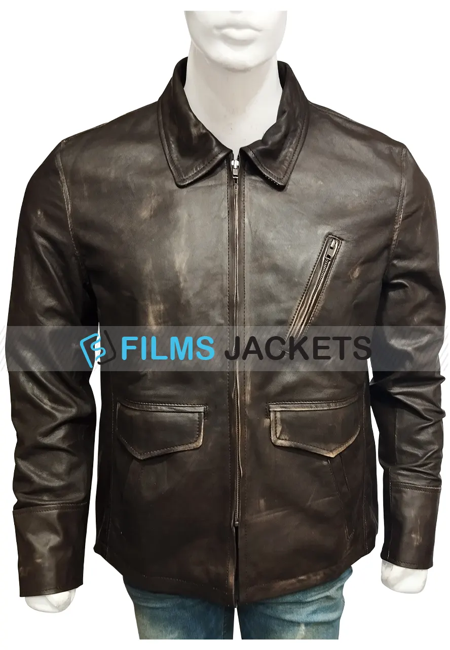 The Irishman Robert De Niro Brown Leather Jacket The Irishman Robert De Niro Brown Leather Jacket - Image 9