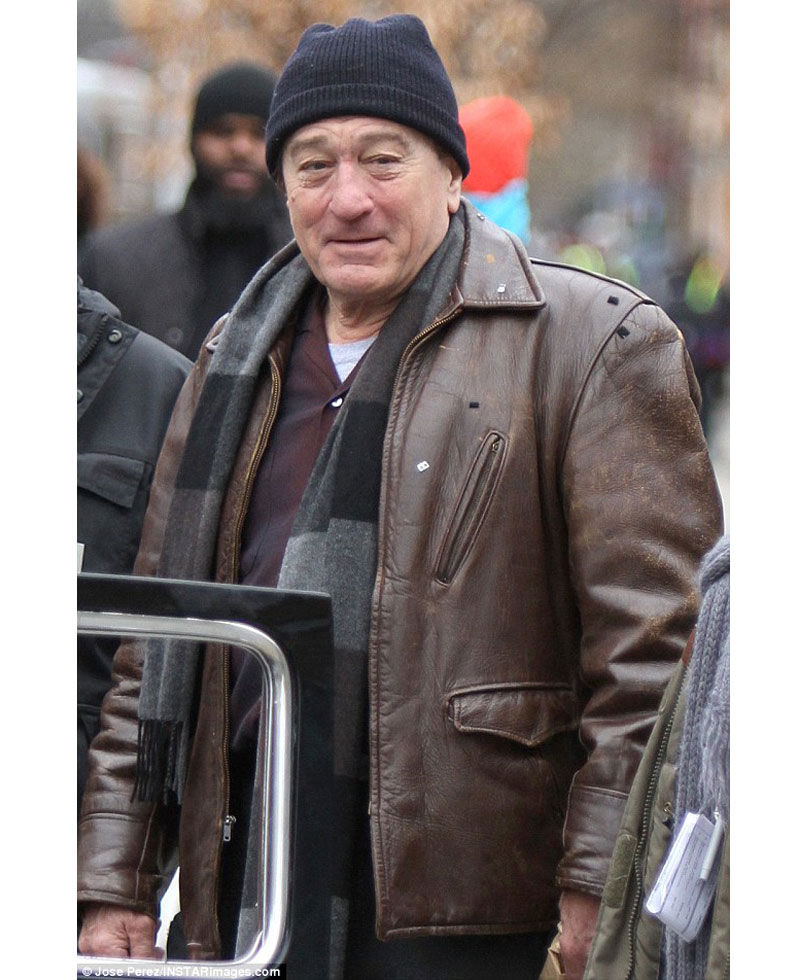 The Irishman Robert De Niro Brown Leather Jacket The Irishman Robert De Niro Brown Leather Jacket - Image 7