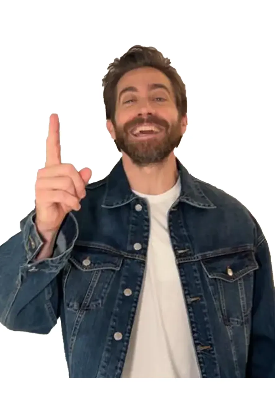 The Kelly Clarkson Show Jake Gyllenhaal Denim Jacket The Kelly Clarkson Show Jake Gyllenhaal Denim Jacket - Image 2