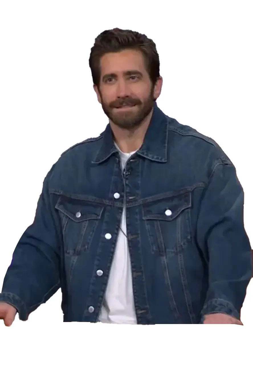 The Kelly Clarkson Show Jake Gyllenhaal Denim Jacket The Kelly Clarkson Show Jake Gyllenhaal Denim Jacket