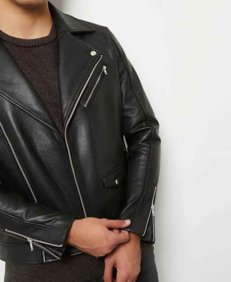 Jacob Elordi The Kissing Booth Leather Jacket Jacob Elordi The Kissing Booth Leather Jacket - Image 4