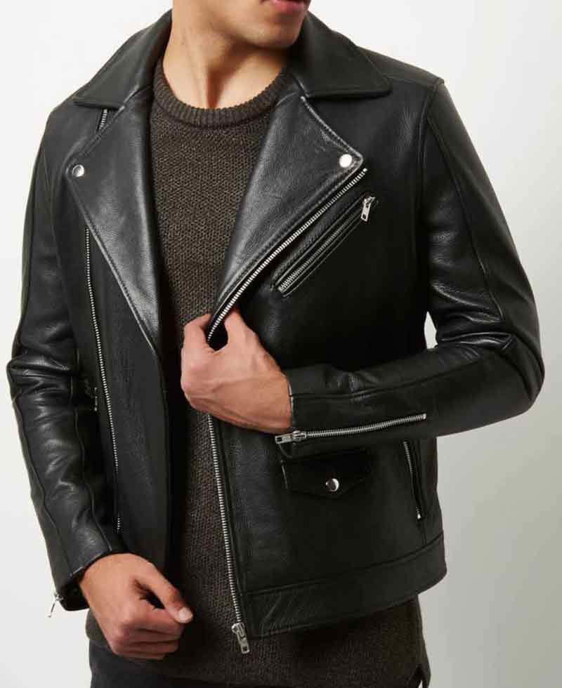 Jacob Elordi The Kissing Booth Leather Jacket Jacob Elordi The Kissing Booth Leather Jacket - Image 2