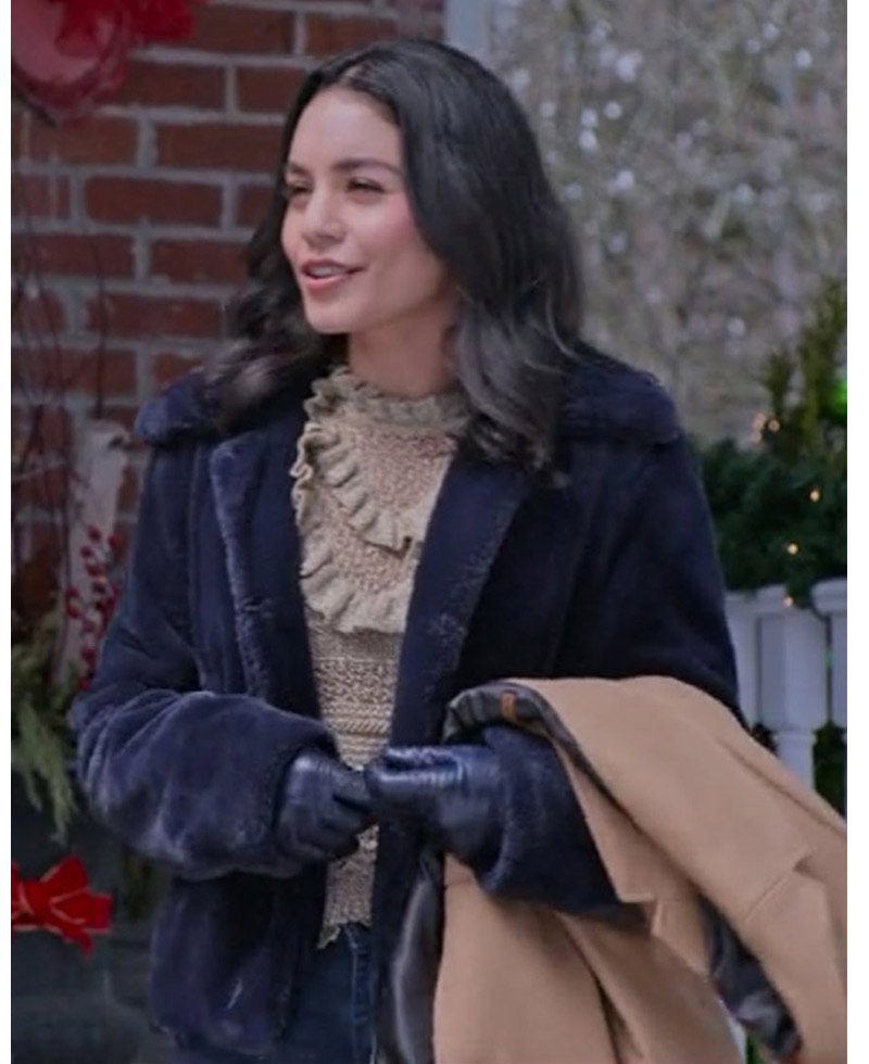 The Knight Before Christmas Vanessa Hudgens Blue Jacket The Knight Before Christmas Vanessa Hudgens Blue Jacket