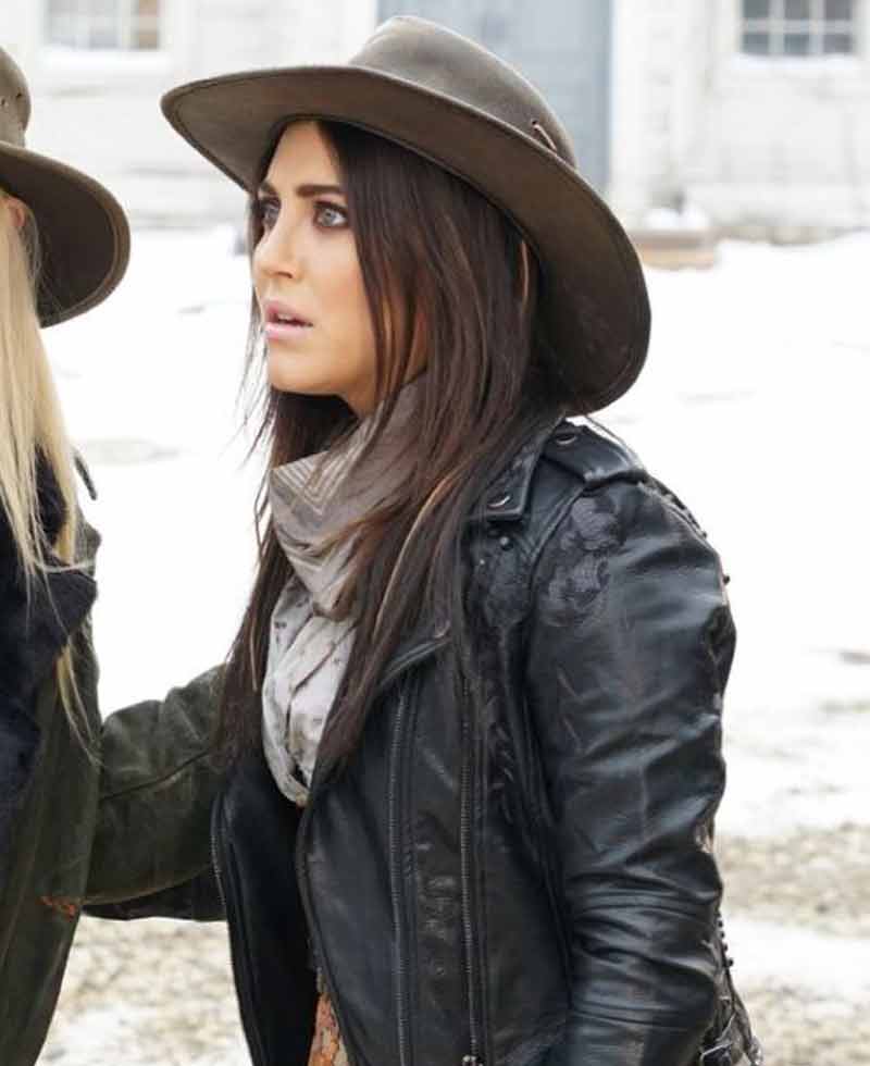 Cassandra Scerbo The Last Sharknado Leather Jacket Cassandra Scerbo The Last Sharknado Leather Jacket - Image 2