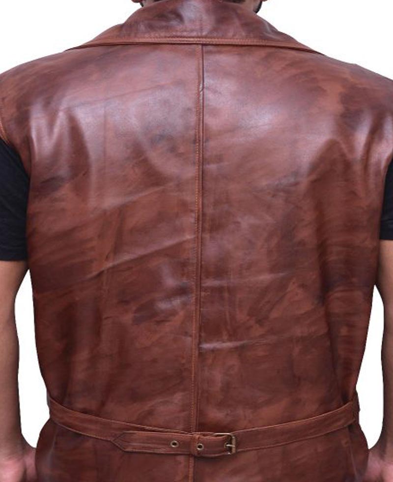The League of Extraordinary Gentlemen Sean Connery Leather Vest The League of Extraordinary Gentlemen Sean Connery Leather Vest - Image 5