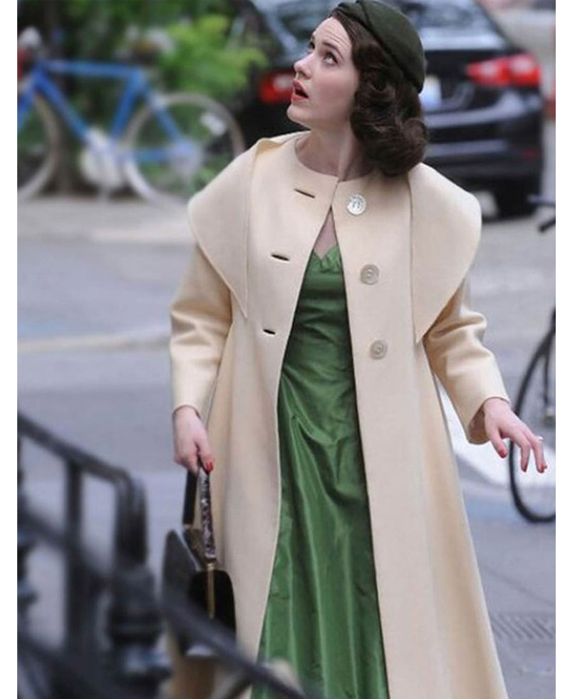 The Marvelous Mrs. Maisel Cream Wool Coat The Marvelous Mrs. Maisel Cream Wool Coat