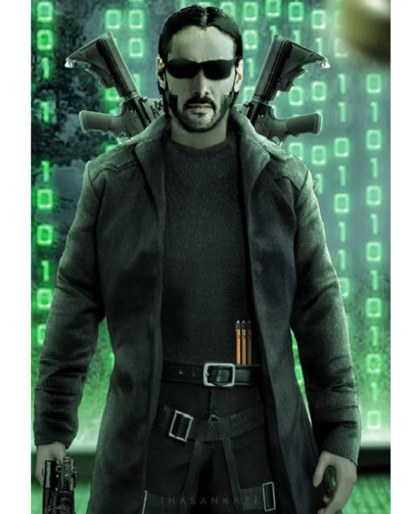 Keanu Reeves The Matrix 4 Black Coat