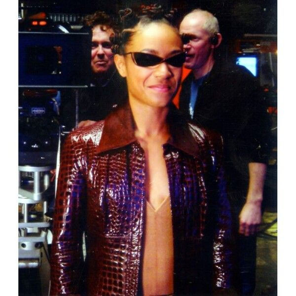 The Matrix 4 Niobe Women Red Leather Jacket