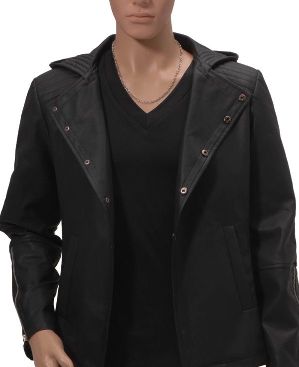 Jamie Campbell Bower The Mortal Instruments Leather Jacket